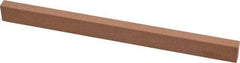 Made in USA - 180 Grit Aluminum Oxide Rectangular Polishing Stone - Very Fine Grade, 1/2" Wide x 6" Long x 1/4" Thick - Exact Tool & Supply