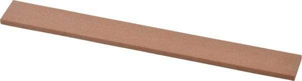 Made in USA - 180 Grit Aluminum Oxide Rectangular Polishing Stone - Very Fine Grade, 3/4" Wide x 6" Long x 1/8" Thick - Exact Tool & Supply