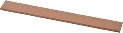 Made in USA - 180 Grit Aluminum Oxide Rectangular Polishing Stone - Very Fine Grade, 3/4" Wide x 6" Long x 1/8" Thick - Exact Tool & Supply