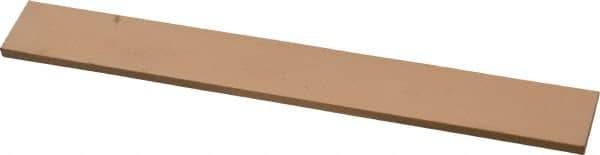 Made in USA - 600 Grit Aluminum Oxide Rectangular Polishing Stone - Super Fine Grade, 3/4" Wide x 6" Long x 1/8" Thick - Exact Tool & Supply