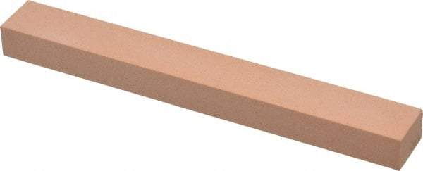Made in USA - 320 Grit Aluminum Oxide Rectangular Polishing Stone - Extra Fine Grade, 3/4" Wide x 6" Long x 1/2" Thick - Exact Tool & Supply