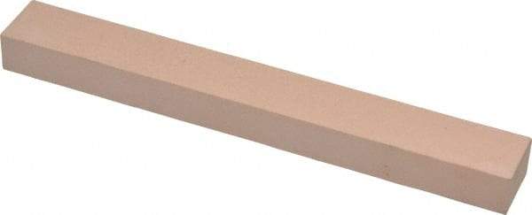 Made in USA - 600 Grit Aluminum Oxide Rectangular Polishing Stone - Super Fine Grade, 3/4" Wide x 6" Long x 1/2" Thick - Exact Tool & Supply