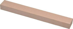 Made in USA - 600 Grit Aluminum Oxide Rectangular Polishing Stone - Super Fine Grade, 3/4" Wide x 6" Long x 1/2" Thick - Exact Tool & Supply