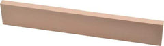 Made in USA - 600 Grit Aluminum Oxide Rectangular Polishing Stone - Super Fine Grade, 1" Wide x 6" Long x 1/4" Thick - Exact Tool & Supply
