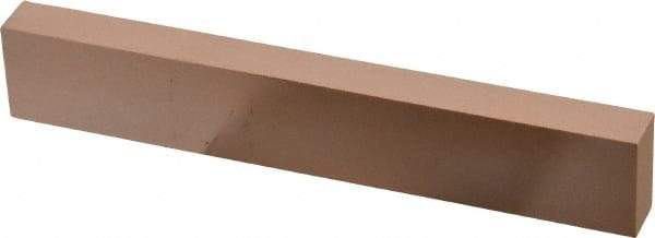 Made in USA - 400 Grit Aluminum Oxide Rectangular Polishing Stone - Super Fine Grade, 1" Wide x 6" Long x 1/2" Thick - Exact Tool & Supply