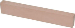 Made in USA - 600 Grit Aluminum Oxide Rectangular Polishing Stone - Super Fine Grade, 1" Wide x 6" Long x 1/2" Thick - Exact Tool & Supply