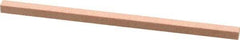 Made in USA - 180 Grit Aluminum Oxide Square Polishing Stone - Very Fine Grade, 5/32" Wide x 4" Long x 5/32" Thick - Exact Tool & Supply