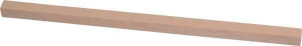 Value Collection - 600 Grit Aluminum Oxide Square Polishing Stone - Super Fine Grade, 1/4" Wide x 6" Long x 1/4" Thick - Exact Tool & Supply