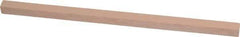 Value Collection - 600 Grit Aluminum Oxide Square Polishing Stone - Super Fine Grade, 1/4" Wide x 6" Long x 1/4" Thick - Exact Tool & Supply