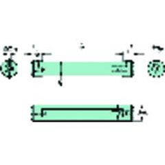 CXS-A20-04-06 Cylindrical Shank With Flat To CoroTurn® XS Double-Ended Adaptor - Exact Tool & Supply