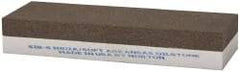 Norton - 6" Long x 2" Wide x 1" Thick, Aluminum Oxide Sharpening Stone - Rectangle, Coarse, Extra Fine Grade - Exact Tool & Supply