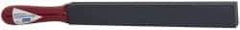 Norton - 14-3/4" Long x 1" Wide x 3/4" Thick, Silicon Carbide Sharpening Stone - Taper, Medium Grade - Exact Tool & Supply