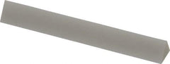 Made in USA - 3" Long x 1/2" Wide x 1/2" Thick, Novaculite Sharpening Stone - Triangle, Ultra Fine Grade - Exact Tool & Supply