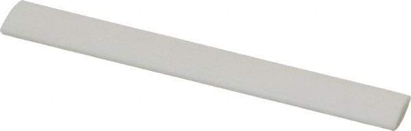 Made in USA - 3" Long x 1/2" Wide x 3/16" Thick, Novaculite Sharpening Stone - Oval, Ultra Fine Grade - Exact Tool & Supply
