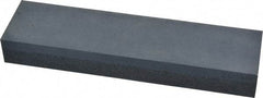 Made in USA - 8" Long x 2" Wide x 1" Thick, Silicon Carbide Sharpening Stone - Rectangle, Coarse, Fine Grade - Exact Tool & Supply