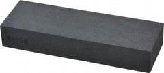 Made in USA - 6" Long x 2" Wide x 5/8" Thick, Silicon Carbide Sharpening Stone - Rectangle, Medium Grade - Exact Tool & Supply