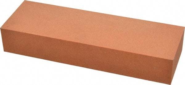 Made in USA - 6" Long x 2" Wide x 1" Thick, Aluminum Oxide Sharpening Stone - Rectangle, Fine Grade - Exact Tool & Supply