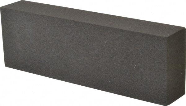 Made in USA - 6" Long x 2" Wide x 1" Thick, Aluminum Oxide Sharpening Stone - Rectangle, Coarse Grade - Exact Tool & Supply
