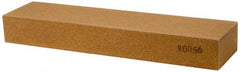 Made in USA - 8" Long x 2" Wide x 1" Thick, Aluminum Oxide Sharpening Stone - Rectangle, Medium Grade - Exact Tool & Supply