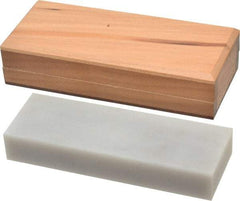 Made in USA - 6" Long x 2" Wide x 3/4" Thick, Novaculite Sharpening Stone - Rectangle, Ultra Fine Grade - Exact Tool & Supply