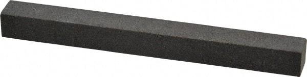 Made in USA - 4" Long x 3/8" Wide x 3/8" Thick, Aluminum Oxide Sharpening Stone - Square, Coarse Grade - Exact Tool & Supply