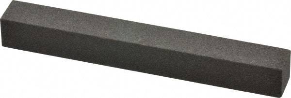 Made in USA - 4" Long x 1/2" Wide x 1/2" Thick, Aluminum Oxide Sharpening Stone - Square, Coarse Grade - Exact Tool & Supply