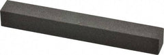 Made in USA - 4" Long x 1/2" Wide x 1/2" Thick, Aluminum Oxide Sharpening Stone - Square, Coarse Grade - Exact Tool & Supply