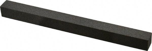 Made in USA - 6" Long x 1/2" Wide x 1/2" Thick, Aluminum Oxide Sharpening Stone - Square, Coarse Grade - Exact Tool & Supply