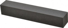 Made in USA - 6" Long x 1" Wide x 1" Thick, Aluminum Oxide Sharpening Stone - Square, Coarse Grade - Exact Tool & Supply