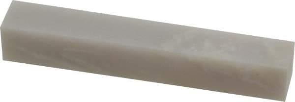 Made in USA - 3" Long x 1/2" Wide x 1/2" Thick, Novaculite Sharpening Stone - Square, Ultra Fine Grade - Exact Tool & Supply