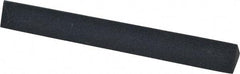 Made in USA - 4" Long x 1/2" Wide x 1/2" Thick, Silicon Carbide Sharpening Stone - Triangle, Fine Grade - Exact Tool & Supply