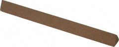 Made in USA - 4" Long x 3/8" Wide x 3/8" Thick, Aluminum Oxide Sharpening Stone - Triangle, Medium Grade - Exact Tool & Supply