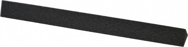 Made in USA - 4" Long x 3/8" Wide x 3/8" Thick, Aluminum Oxide Sharpening Stone - Triangle, Coarse Grade - Exact Tool & Supply