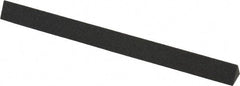 Made in USA - 6" Long x 1/2" Wide x 1/2" Thick, Aluminum Oxide Sharpening Stone - Triangle, Coarse Grade - Exact Tool & Supply