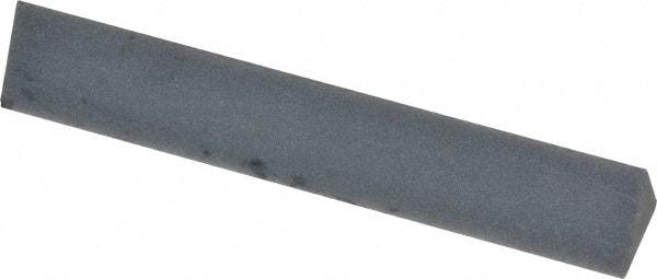 Made in USA - 3" Long x 1/2" Wide x 1/2" Thick, Novaculite Sharpening Stone - Triangle, Ultra Fine Grade - Exact Tool & Supply