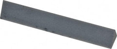 Made in USA - 3" Long x 1/2" Wide x 1/2" Thick, Novaculite Sharpening Stone - Triangle, Ultra Fine Grade - Exact Tool & Supply