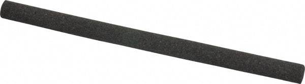 Made in USA - 4" Long x 1/4" Diam x 1/4" Thick, Aluminum Oxide Sharpening Stone - Round, Coarse Grade - Exact Tool & Supply