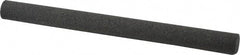 Made in USA - 6" Long x 1/2" Diam x 1/2" Thick, Aluminum Oxide Sharpening Stone - Round, Coarse Grade - Exact Tool & Supply