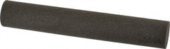 Made in USA - 6" Long x 1" Diam x 1" Thick, Aluminum Oxide Sharpening Stone - Round, Coarse Grade - Exact Tool & Supply
