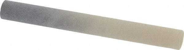 Made in USA - 3" Long x 3/8" Diam x 3/8" Thick, Novaculite Sharpening Stone - Round, Ultra Fine Grade - Exact Tool & Supply
