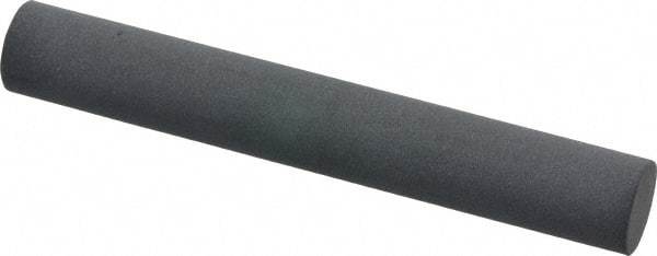 Made in USA - 3" Long x 1/2" Diam x 1/2" Thick, Novaculite Sharpening Stone - Round, Ultra Fine Grade - Exact Tool & Supply