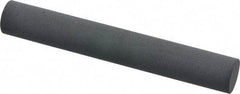 Made in USA - 3" Long x 1/2" Diam x 1/2" Thick, Novaculite Sharpening Stone - Round, Ultra Fine Grade - Exact Tool & Supply