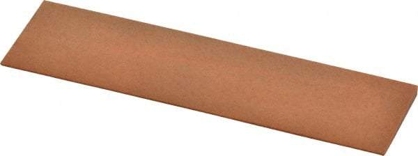 Made in USA - 4" Long x 1" Wide x 1/8" Thick, Aluminum Oxide Sharpening Stone - Knife, Fine Grade - Exact Tool & Supply