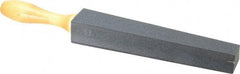 Made in USA - 1/2" Wide x 14" OAL, Silicon Carbide Sharpening Stone - Flat, 180 Grit - Exact Tool & Supply