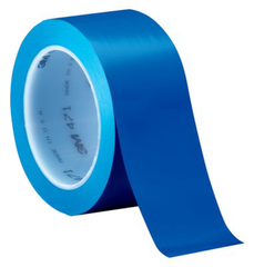 List 471 4" x 36 ydsVinyl Tape - Blue - Exact Tool & Supply