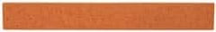 Made in USA - 1/2" Wide x 4" OAL, Aluminum Oxide Sharpening Stone - Flat, Fine Grade, 320 Grit - Exact Tool & Supply
