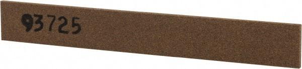 Made in USA - 1/2" Wide x 4" OAL, Aluminum Oxide Sharpening Stone - Flat, Medium Grade, 220 Grit - Exact Tool & Supply