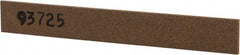 Made in USA - 1/2" Wide x 4" OAL, Aluminum Oxide Sharpening Stone - Flat, Medium Grade, 220 Grit - Exact Tool & Supply