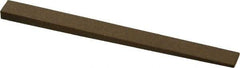 Made in USA - 5/16" Wide x 4" OAL, Aluminum Oxide Sharpening Stone - Flat Tapered, Medium Grade, 220 Grit - Exact Tool & Supply