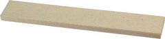 Norton - 120 Grit Aluminum Oxide Rectangular Roughing Stone - Fine Grade, 1" Wide x 6" Long x 1/4" Thick - Exact Tool & Supply